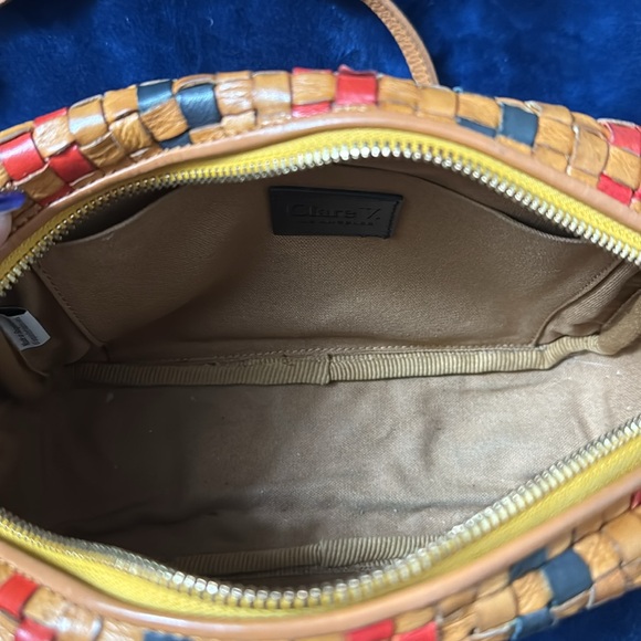 Clare V. Marisol! Natural tan, red, navy combo! - Picture 7 of 7